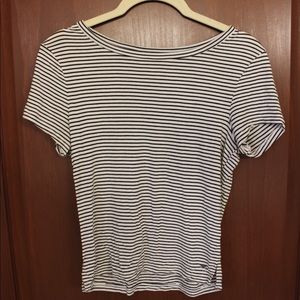 AEO Stripped Crop Top